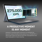 Transcend 512GB MTE400S M.2 2242 PCIe Gen3x4 SSD, Compatible with Ultra-Thin Laptops, Dram-Less Low Power, Up to 2000MB/s, TLC - TS512GMTE400S