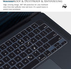 Keyboard Cover for 2025 2024 2023 MacBook Air 15.3 inch M4 M3 M2 Chip A3241 A3114 A2941,Apple MacBook Air 13.6 inch A3240 A3113 A2681 Keyboard Skin Protector