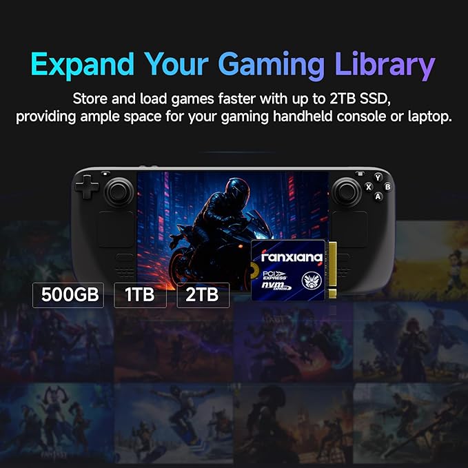 500GB M.2 2230 NVMe SSD, PCIe Gen 4x4 Speed up to 4850 MB/s, 2230 SSD Compatible with Steam Deck/ROG Ally/Microsoft Surface Pro/Mini PCs, S630