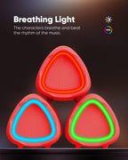 Bluetooth Speaker with HD Sound, Portable Wireless, IPX5 Waterproof, Up to 20H Playtime, TWS Pairing, BT5.3, for Home/Party/Outdoor/Beach, Stocking Stuffers, White Elephant Gifts for Adults (Red)