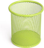 Tamaki Pen Holder Cup for Desk, Wire Mesh Pencil Cup Holder for Desk Office Pen Organizer (Green)