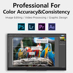 Portable Monitor OLED 15.6 Inch Touchscreen 4K UHD 3840X2160 100% DCI-P3 100000:1 Multi-Touch HDR USB-C HDMI Travel Monitor for Laptop with Kickstand & SleeveCase