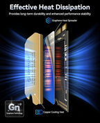 ORICO M.2 2242 NVMe SSD 512GB, PCIe 3.0 with 3200MB/s Read Speed, 3D NAND, Copper Heat Sink for Laptops, Mini PCs, IoT Devices, and DIY External Drives - J10-2242