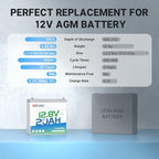Redodo 12V 20Ah LiFePO4 Battery with 20A BMS, 4000+ Deep Cycles Lithium Battery, 256Wh Energy Storage, Ideal for Fish Finder,Outdoor Camping,Ice Fishing, 2 Pack