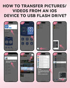 Apple MFi Certified 256GB Flash Drive for iPhone Thumb Drive Photo Stick, USB Memory Stick iPhone Flash Drive for Photos Videos, High Speed Jump Drive Compatible for iPhone/iPad/Android/PC (Red)