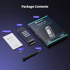 Yottamaster YS5 1TB SSD for PS5 Storage Expansion with Heatsink, M.2 PCIe 4.0 Gaming SSD Up to 7450MB/s, 3D NAND TLC, Internal Gaming Solid State Drive for PS5