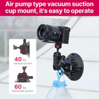 ULANZI SC-02 Suction Mount 4.5'', Magic Arm Bracket for DSLR Cameras Action Camera Video Shooting Filming, Compatible with DJI OSMO Pocket 3/Insta 360 x5/OSMO 360/Sony/Canon/Nikon/Fuji Action Cameras