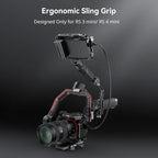 SmallRig Plastic Lightweight Adjustable Handle Sling Handgrip Only for DJI RS 4 Mini/RS 3 Mini Gimbal Handheld Stabilizer, with NATO Clamp and Cold Shoe Mount