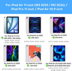 Keyboard Case for iPad Air 11-inch (M3 2025 / M2 2024) & iPad Pro 11 inch(1st/2nd/3rd/4th Generation) – Magic-Style Magnetic Keyboard Case with Multi-Touch Trackpad for 10.9” iPad Air 4th/5th Gen.