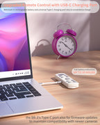 Hanpusen Rechargeable Camera Remote Control for Sony - Wireless Shutter Release with OLED Screen compatiable with ZV-1F,ZV-1II,ZV-1,ZV-E10II,ZV-E10,A6100,A6400,A6600,FX30,FX3;Replace Sony RMT-P1BT