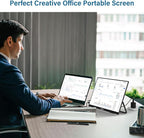 InnoView 2K 180HZ Portable Monitor, 18" OD Gameplus 2560x1600 QHD 100% sRGB Portable Gaming Monitor with Kickstand HDR FreeSync Travel Monitors for Game Console, PS5, Switch, PC, Phone