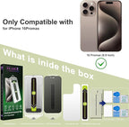 (2-Pack Matte Privacy Anti-Spy Screen Protector for iPhone 16 Pro Max (6.9-Inch),9H Tempered Glass,Anti-Glare,Full Coverage,Anti-Fingerprint,Auto Dust Removal,Bubble-Free