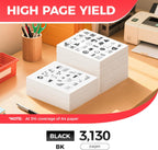 067H 067 Toner Cartridge Set (Black,2-Pack) MF656Cdw MF654Cdw High Capacity with chip Compatible with Canon 067 067H Works for Canon Color imageCLASS LBP632Cdw LBP633Cdw MF652Cdw MF653Cdw Printer Ink