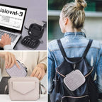 10-Piece Type C Adapter Kit, Compatible with Micro USB/Type C/USB OTG Adapter, Travel Case with and Carabiner, Includes USB Type C Cable