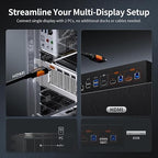 TESmart 8K@60Hz HDMI KVM Switch 2 Computers 1 Monitor, USB 3.0 HDMI KVM Switch 2 Ports 4K@144Hz, Support EDID, Gigabit Network, Hotkey Switch, Audio & Mic with All Input Cables