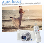 AODELAN Wireless Camera Remote Control,Shutter Release Compatible with Sony ZV-E10, FX3,A1,a6100, a6400, a6600, a7C, a7 III, a7R III, a7R IV, a9, DSC-RX0 II, DSC-RX100 VII, ZV-1; Replace Sony RMT-P1BT