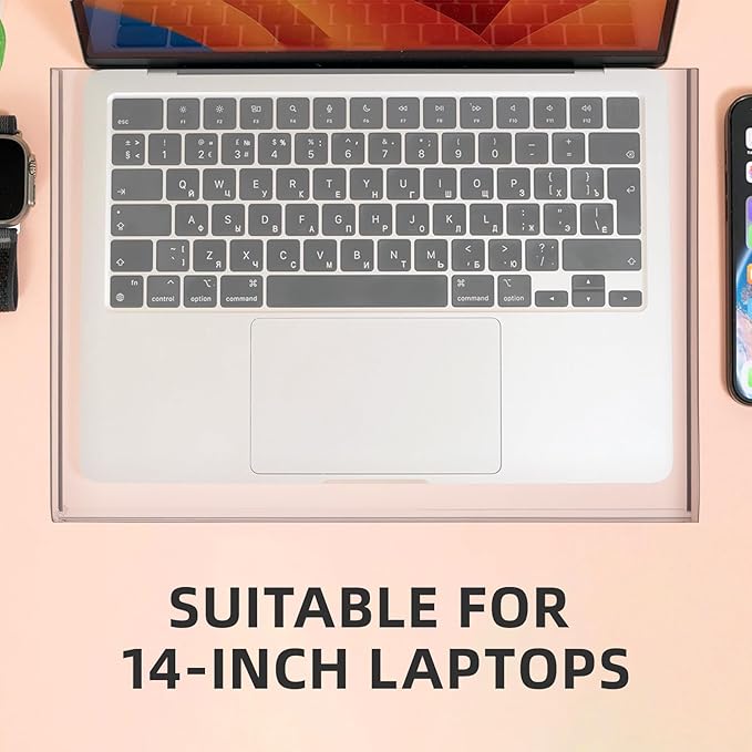 Laptop Keyboard Protector Acrylic Keyboard Cover Clear Mechanical Keyboard Dust Cover Computer Keyboard Cover Transparent Protector 14inch Clear Keyboard Protector