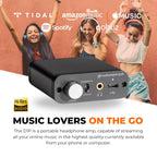 Audioengine D1P 32 Bit Portable Headphone Amplifier - Audio DAC Amp Switcher for Gaming and Music