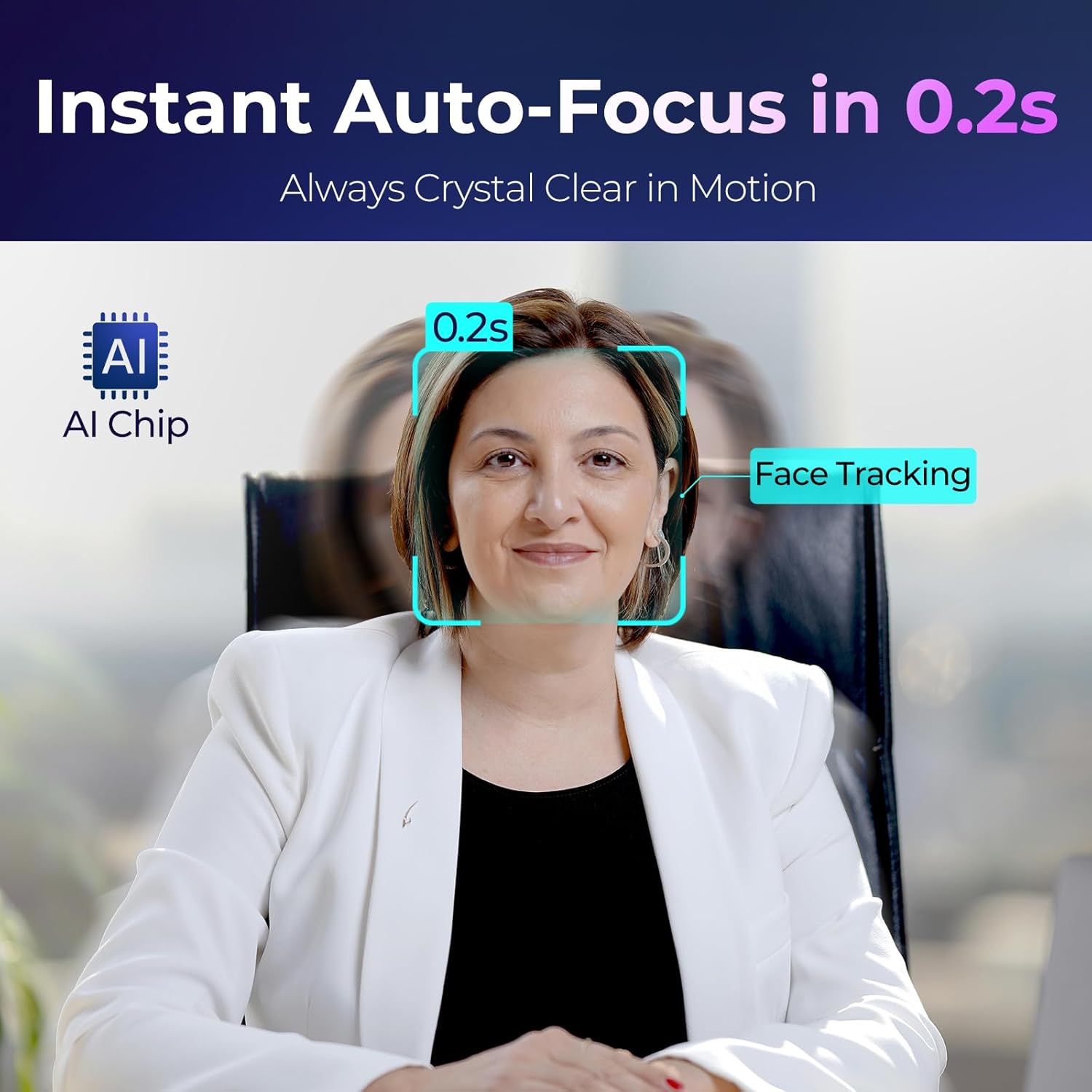 4K Webcam for PC with Microphone & Light & Privacy Cover, Web Camera for Desktop Computer/Laptop/Monitor/Mac, USB Streaming Camera for Zoom/Skype/Teams/Video Calling/Studying and Conference