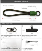 Handmade Cowhide Leather Phone Wrist Strap,Universal Adjustable Key Lanyard,Stylish Wristlet Keychains for Women&Men