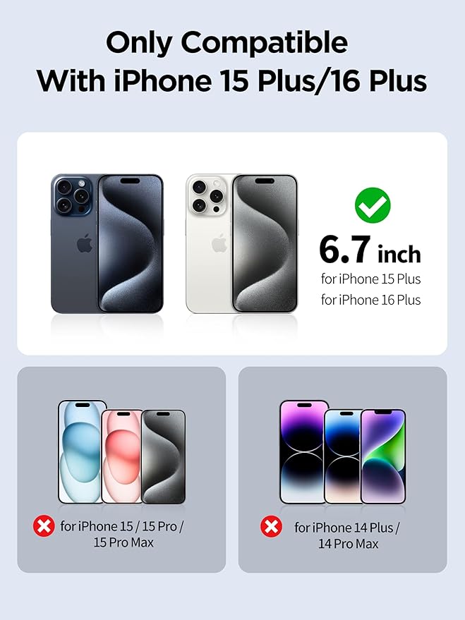 Compatible for iPhone 15 Plus Privacy Screen Protector Tempered Glass 6.7 Inch, Pink Gradient Anti Spy Anti Blue Light HD Easy Installation