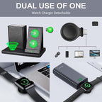 Office Supplies Desk Accessories,Pen Holder Remote Control Holder, Organizer with Phone Charger,Nightstand Desktop Organizer,Black Leather Desk Organizer With Charging Station (black)