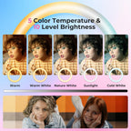 Aureday 14'' Pink Selfie Ring Light with 62'' Tripod Stand and Phone Holder, Dimmable LED Phone Ringlight for Makeup/Video Recording/Photography, Circle Lighting for Cell Phones&Lightweight Cameras