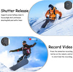 for Fuji Camera Rechargeable Shutter Release, AODELAN Wireless Remote Control Compatible with Fujifilm X-T30 II,X-S10,X-H2,X-H2S,X-T3,X-T4,X-T5,X-S20,X-T30,X-T50,X-M5,X100VI,X-E5,X Half