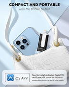 MFi Certified 256GB Flash Drive for iPhone iPad, Photo Stick for External Memory Storage, Easily Back Up and Save Photos Videos, USB Memory Stick Thumb Drive for iPhone/iPad/Android/PC (Black, 256GB)