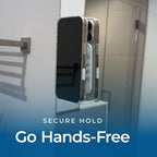 The Clingy Thingy Magnetic Sticky Phone Grip - Removable iPhone Suction Grip for Hands-Free FaceTime - Workouts, Influencers & Content Creator Essentials, Compatible with iPhone 12-16 (Black)