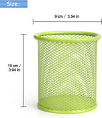 Tamaki Pen Holder Cup for Desk, Wire Mesh Pencil Cup Holder for Desk Office Pen Organizer (Green)