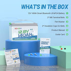 Redodo Smart Bluetooth 12V 140Ah LiFePO4 Battery, Group31 Lithium Battery, 10 Years Lifetime, 150A BMS, Real-Time Monitoring, Perfect for RVs, Marine, Boat, Solar and Off Grid