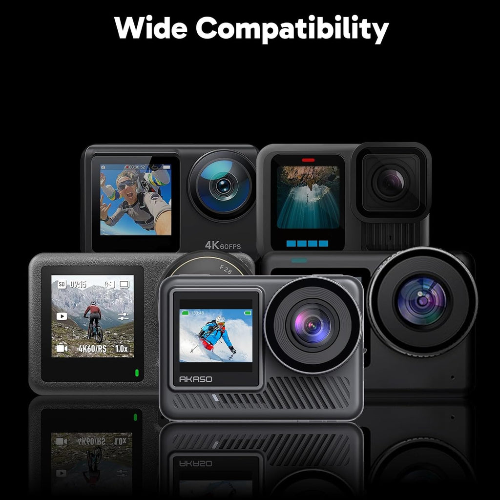 AKASO Quick Release Backpack Shoulder Strap Mount for Gopro 13 12 11 10 9, EK7000/EK7000 Pro/Brave 4/Brave 4 Pro/Brave 7 LE/Brave 7/Brave 8 and Other Action Cameras