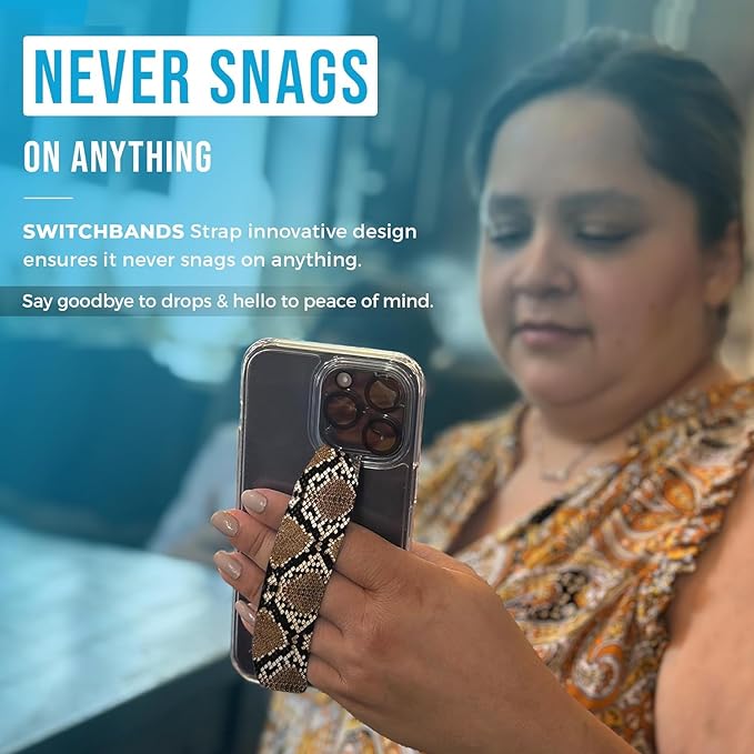 Customizable Universal Phone Grip Strap| Pack of 2| Reversible Phone Hand Strap for Phone Cases As Phone Loop Holder| Secure Handling by Comfortable Phone Strap - Vitruvian Man