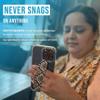 Universal Phone Grip Strap| Reversible Phone Hand Strap for Phone Cases As Phone Loop Holder| Secure Handling by Comfortable Phone Strap - Salvator Mundi