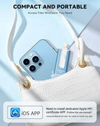 MFi Certified 512GB Flash Drive for iPhone iPad, Photo Stick for External Memory Storage, Easily Back Up and Save Files, USB Memory Stick Thumb Drive for iPhone/iPad/Android/PC (Blue, 512GB)