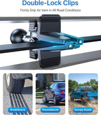 andobil 2025 Upgraded Car Phone Holder Mount for Vent, Military Sturdy Metal Clip Air Vent Phone Holder for Your Car Easy Used Cell Phone Car Mount for iPhone 16 15 14 13 12 Pro Max Samsung S25 S24