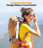 TONEOF 70" Automatic Tripod,Auto-Open Phone Stand with Magnetic Rechargable Remote,Selfie Stick 360° Vertical & Horizontal Rotatable,Stable Travel Tripod for iPhone/Android(White)