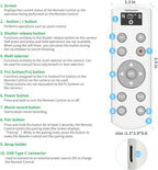 for Nikon Rechargeable Wireless Remote Control - Camera Remote Shutter Release with Zoom Focus Compatible with Nikon Z6 II/Z6 III/Z7 II/Z30/Z50/Z fc/Z f/Z5 II/Z50 II/B600/A1000/P950/P1000/P1100