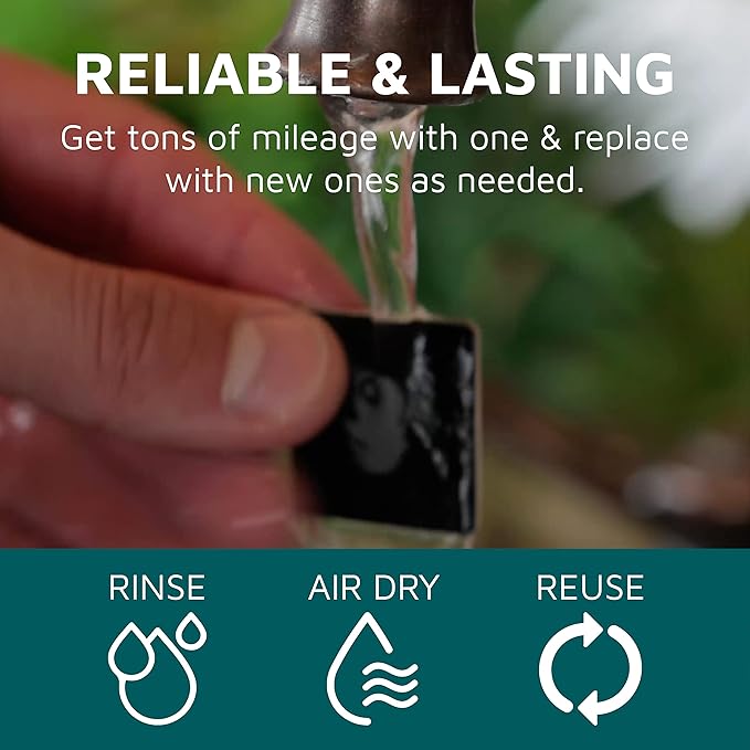 KUVRD Waterbear - Universal Screen Cleaners - Teeny Tiny Cleaning Tools for Your Lenses & Screens - 2-Pack - (1 Patch Set, 1 PAD Set)