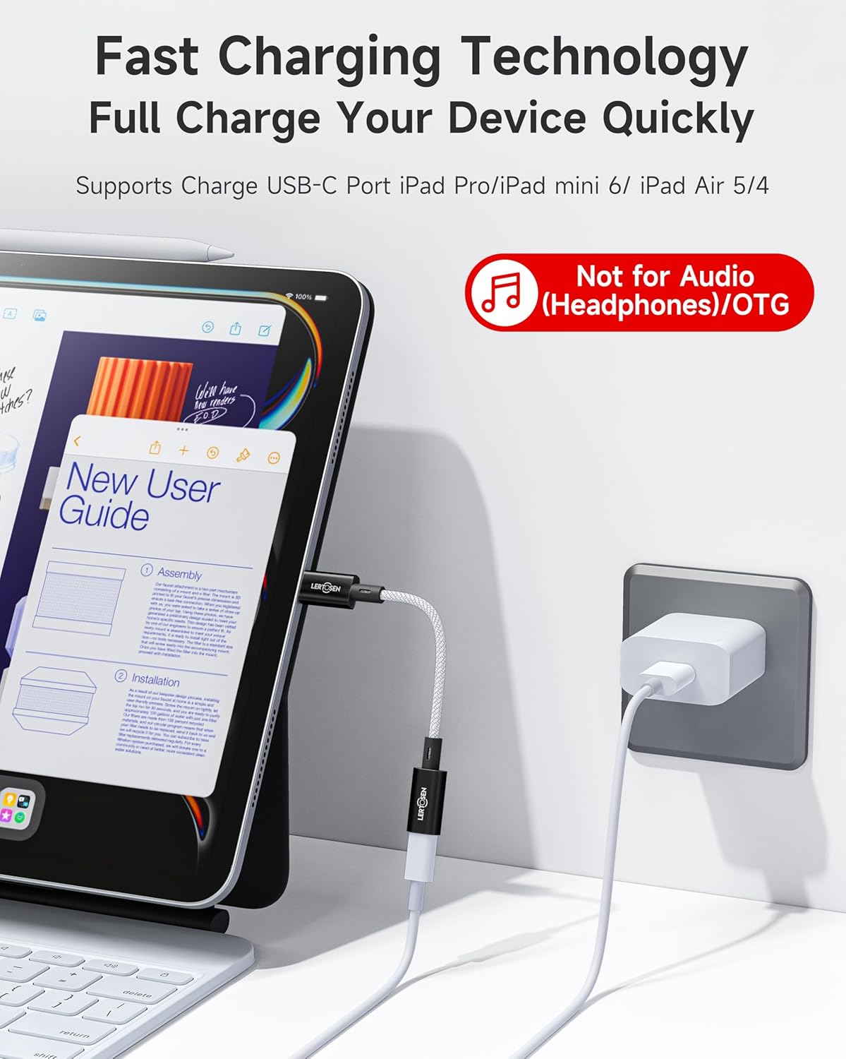 2 Pack Lightning to USB C Adapter,Lightning Female to USB C Male Cable Adapter Type C Charger Connector for iPhone 17 16 15 Pro Max Plus,Samsung S25/S24/S23,Fast Charging & Data Sync,Not for Audio/OTG