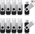 Aiibe 64GB USB Flash Drive 50 Pack - Bulk Thumb Drives, Memory Stick, Zip Drive Multipack, Black
