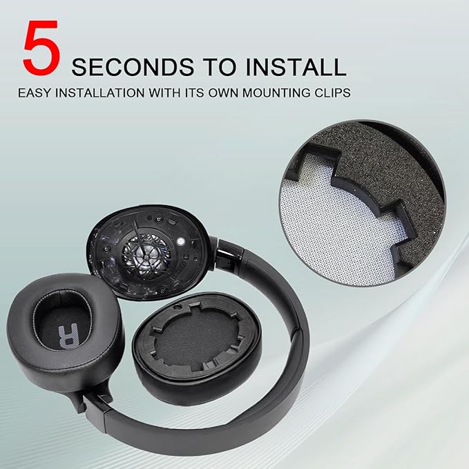 Replacement Ear Pads for JBL Tune 700(700BT)/710(710BT)/720(720BT)/750(750BT,750BTNC)/760(760NC)/770(770NC) Headphones, Headset Ear Cushions, Headset Earpads, Ear Cups Cover-Blue