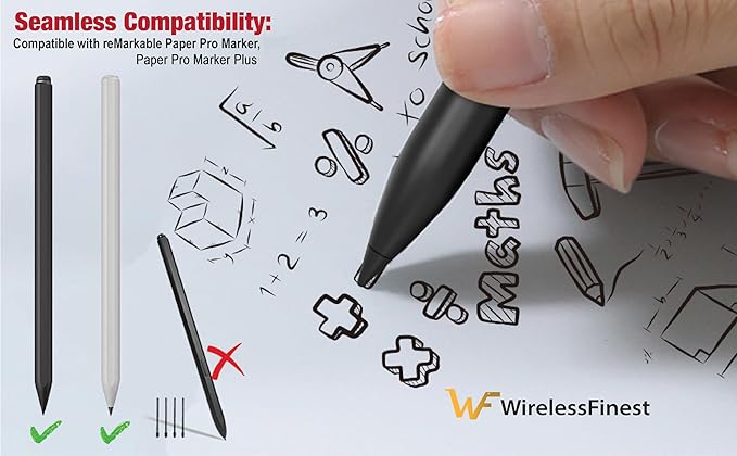 10-Pack Replacement Nibs for Remarkable Paper Pro Pen Stylus Pen, Durable Replaceable Spare Tips for Precise Writing and Sketching + Tool for Easy Installation