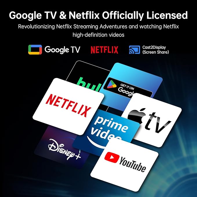 KTC 32 Inch 4K Smart Monitor with Google TV System 3840 * 2160P Netflix Licensed Type C 65W PD Speakers 5W*2 Dolby Audio Hey Google Voice Remote HDR WiFi Bluetooth VESA Tiltable 32 in Smart TV