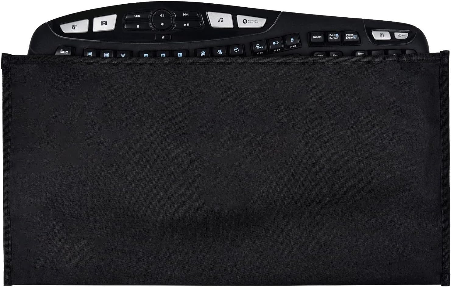Keyboard Bag Case Sleeve Pouch for Universal Keyboard, Logitech/Razer/Das/Havit/Apple Magic Keyboard Protector, Wireless/Wire Computer/Gaming PC Keyboard Dust Cover-Black