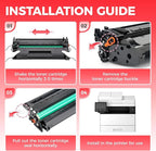 057 Black Toner Cartridge 2-Pack with chip High Yield Replacement for Canon 057 CRG-057 057H Compatible with Canon ImageCLASS MF445dw MF448dw LBP226dw LBP227dw LBP228dw MF449dw MF445 Laser Printer Ink