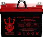 NT-12-35 NB 12V 35AH U1 Deep Cycle AGM Solar Battery Replaces 33Ah, 34Ah, 36Ah Brand Product