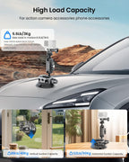 4" Suction Cup Mount with Magic Arm for Car Camera Mount for Go pro Windshield Phone Holder for Insta 360 Action Camera Accessories