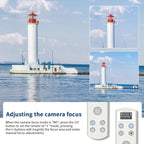 Camera Rechargeable Shutter Release for Sony, AODELAN Wireless Remote Control Zoom Focus Record Compatible with Sony ZV-E10,ZV-1F,ZV-1,A6400,A6700,A7C,A7III,A9,A9 II,DSC-RX0 II,Replace RMT-P1BT(White)